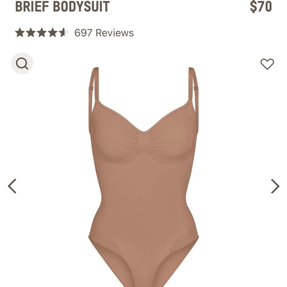 Skims Seamless Sculpt Brief Bodysuit L/XL New - Picture 6 of 6